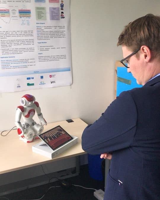 Sprachtraning mit einem Roboter?
