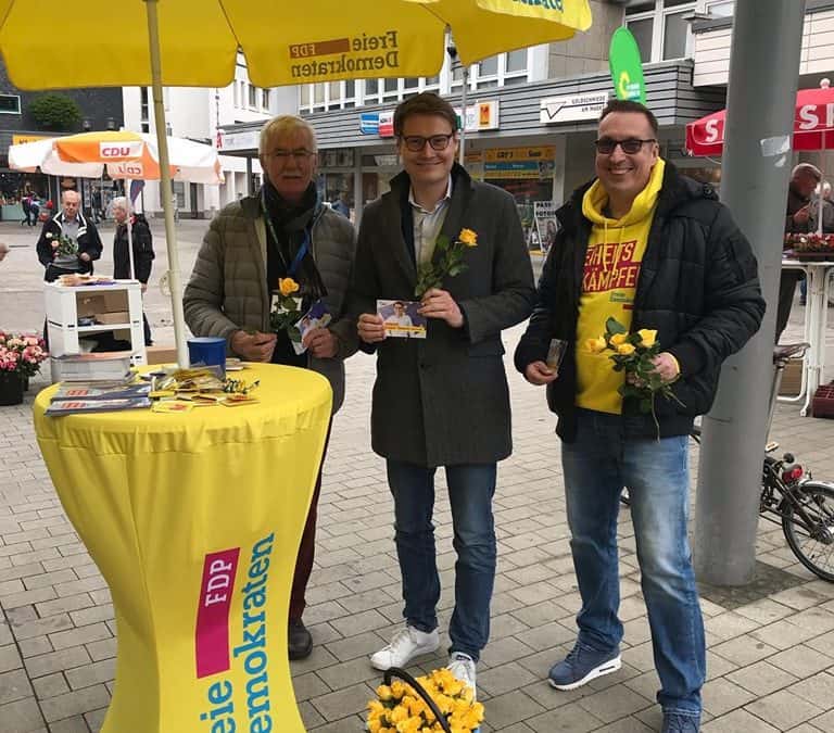 Wahlkampftour durch den Kreis Mettmann