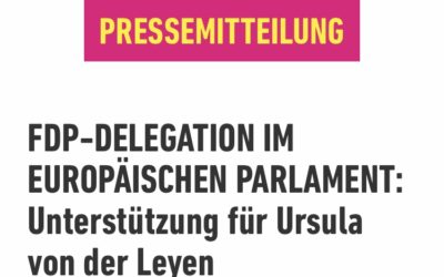 Warum ich für Ursula von der Leyen als Kommissionspräsidentin gestimmt habe