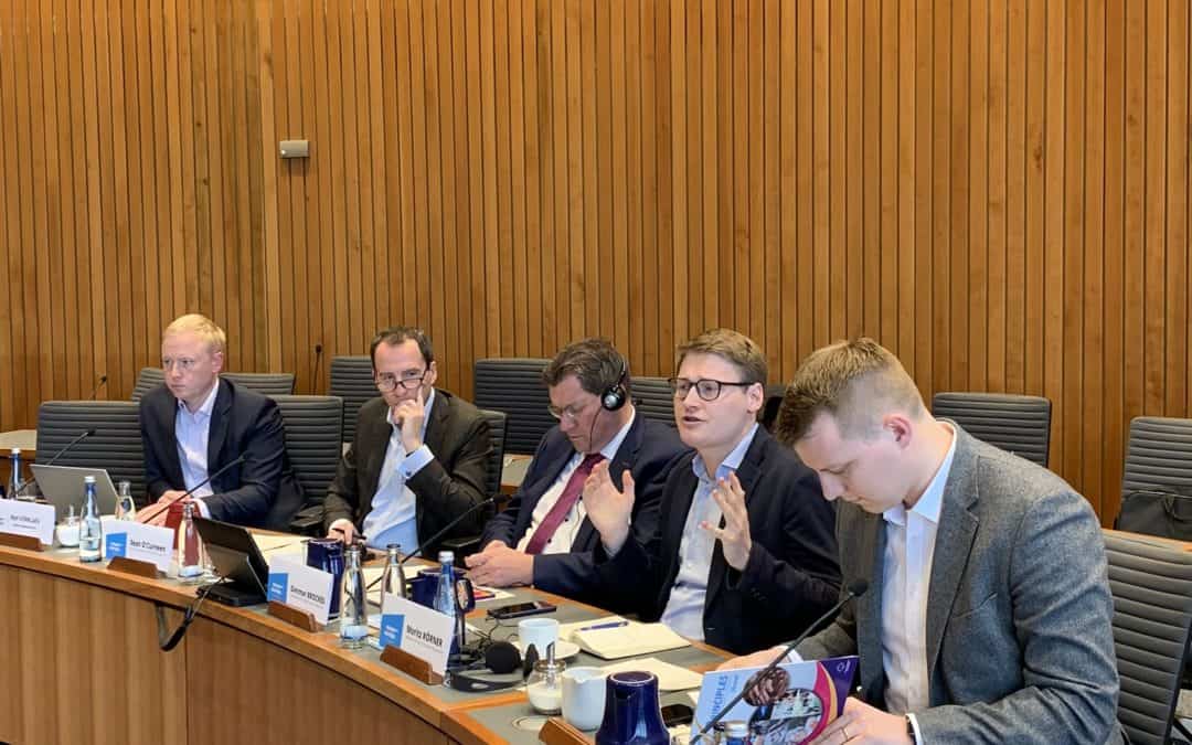 Mit Vertretern des Ausschuss der Regionen der Liberalen Fraktion Renew Europe im Landtag NRW