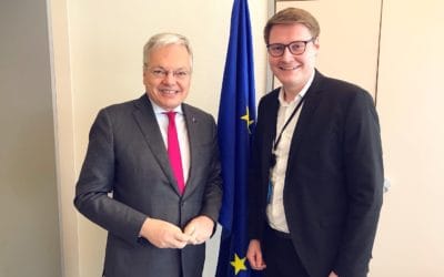 Austausch mit EU-Kommissar Didier Reynders