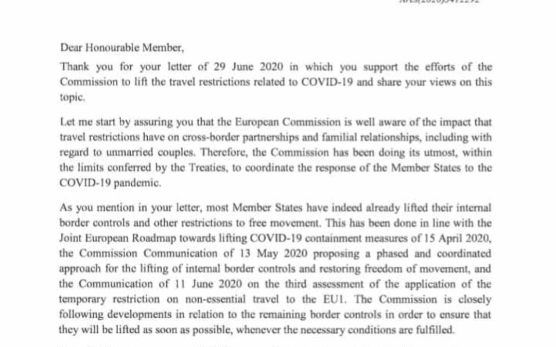 #LoveIsNotTorusim: EU-Kommissarin Johansson will Ausnahmen für binationalen Paare