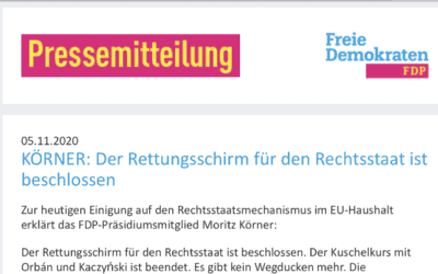 EU-Parlament setzt sich in Verhandlungen zum Rechtsstaatsmechanismus durch