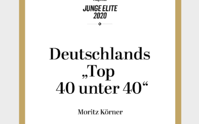 CAPITAL hat mich unter die #Top40unter40 gewählt