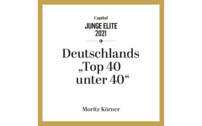 CAPITAL hat mich unter die #Top40unter40 gewählt